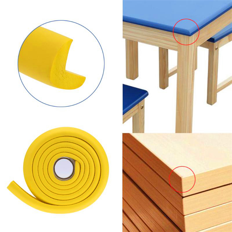 Baby Safety Desk Table Edge Corner Protector Foam for Furniture Rubber Baby Protection Cushion Guard Strip Softener Bumper