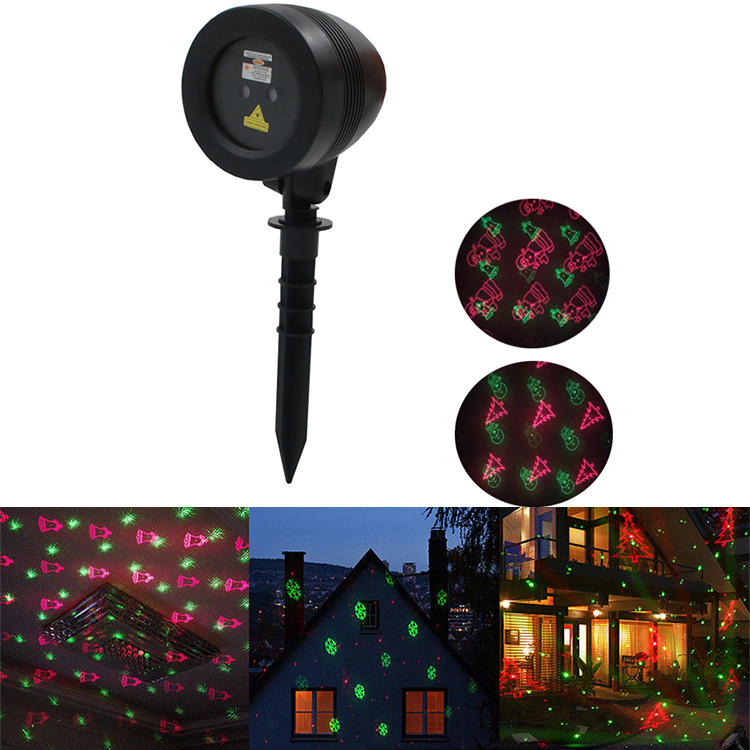 Outdoor Waterproof LED Garden Laser Light Remote Control Party Light Projector