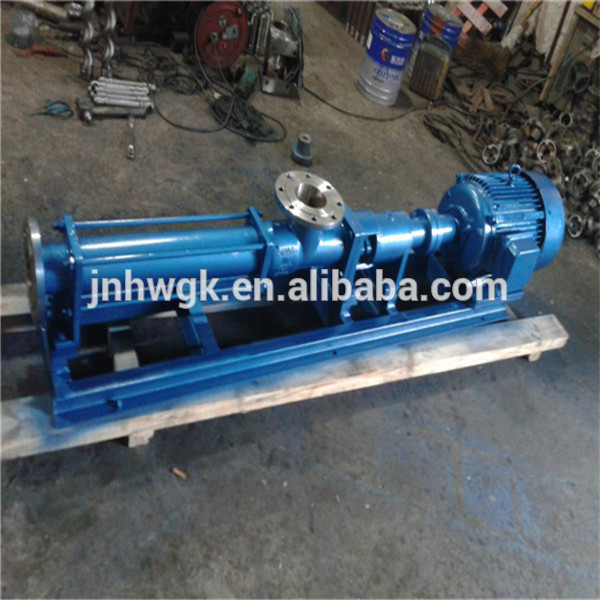 G Type food grade sauce slurry Single Screw Pump for sale