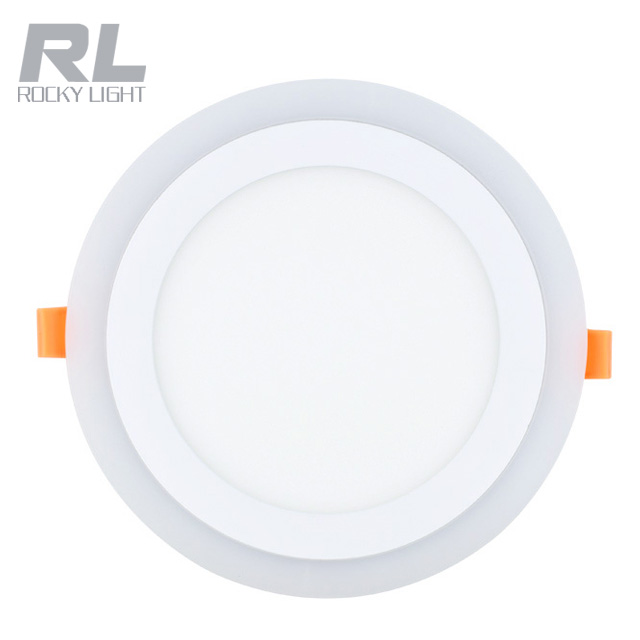 Ultra slim 18W LED ceiling recessed double color panel light