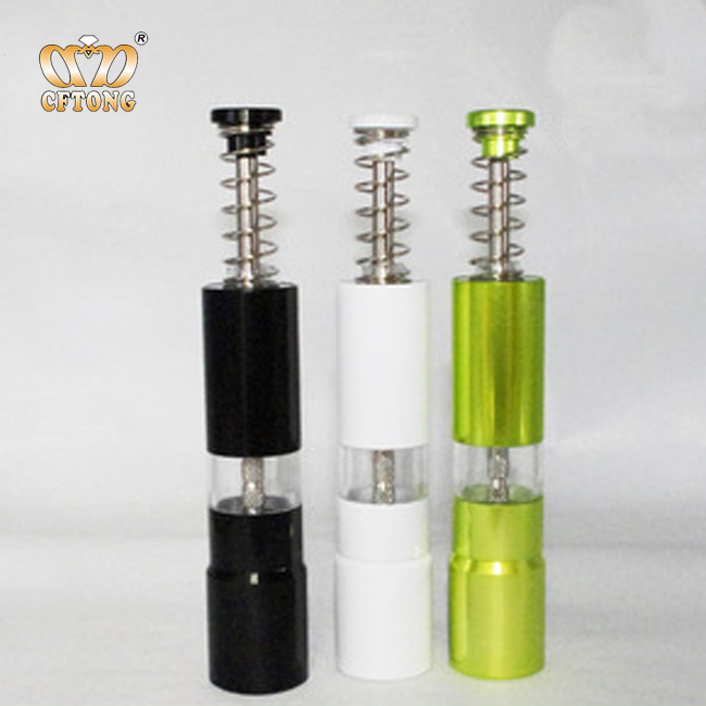 Aluminum manual pepper mill/salt pepper mills