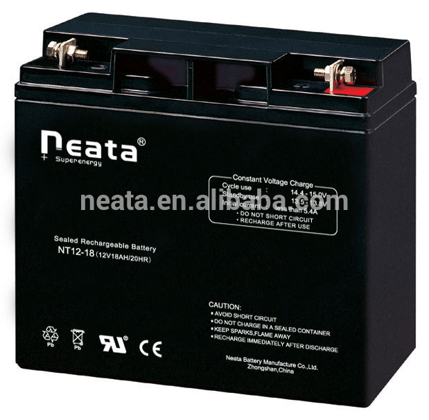 Neata Maintenance Free Recharge Sealed Lead Acid SLA SMF AGM VRLA Storage Batteries Battery 12V 18Ah Backup Alarm System IEC6089