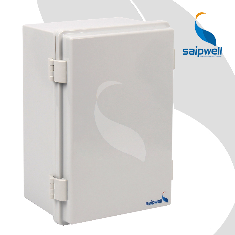 Saipwell Plastic Box Hinged Lid Container Electric Cabinet (200*300*150) SP-MG-203015/ hinged plastic enclosure