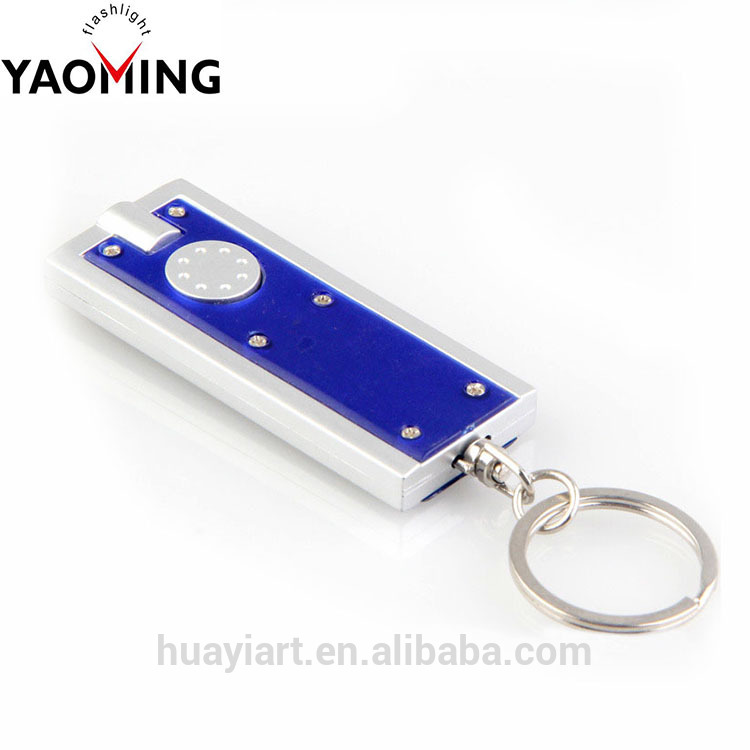 Promotional Gifts Mini Led flashlight Keychain,Projector Torch flashlight,LED Keychain Type Custom Logo Torch