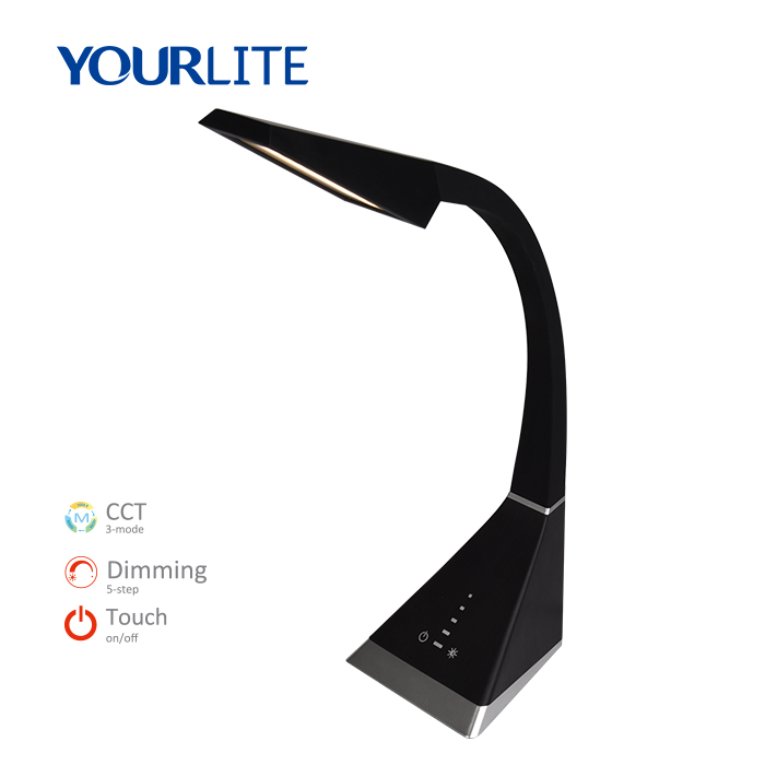 5 Step Dimming Desk LED Light, CCT Adjustable Business Table Desk Lamp