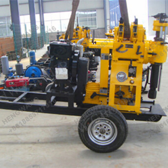 600m Trailer Mounted Water well drill rig Mobile Portable Water Well drilling machine