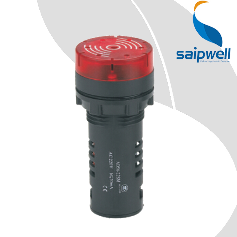 SAIP/SAIPWELL Factory Price 220V Electrical LED Buzzer Flash Light