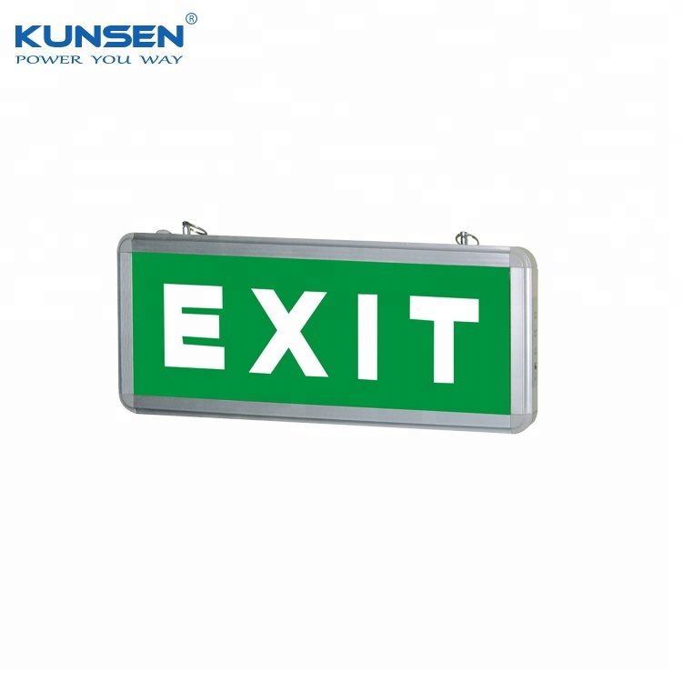 Wholesale IP30 rating rechargeable 3.6V battery exit sign light