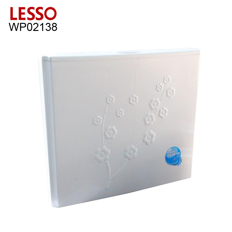 LESSO WP02138 hand control gravity flushing push button toilet tank Toilet Dual Flush Valve Tank toilet plastic cistern