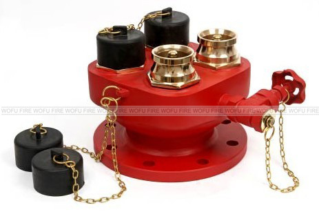 Fire Hydrant Breeching Inlet Valve, 4-Way Breeching Inlet Valve