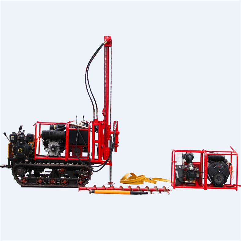 Hot sale  mine hydraulic rotary table for oil drilling rig with crawler