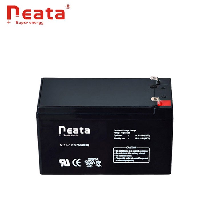 AGM Sealed maintenance free gel rechargeable battery  12V7ah for ups back up power