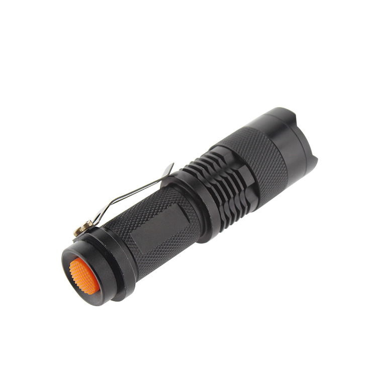 5 Colors Factory Supply Camping mini tactical emergency flashlight with UV Black Light Flashlight