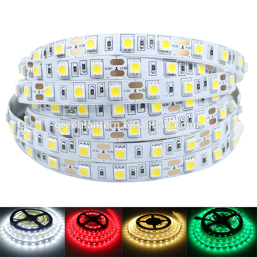 DC 12V 5M 300LEDs Non Waterproof 5050 RGB LED Strip lighting