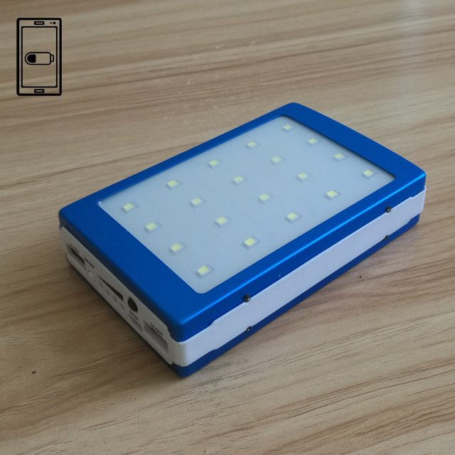 Portable power bank mobile phone battery powerbank solar phone charger 20000mah
