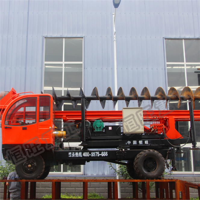hengwang Drilling Rig For Micro Pile, Anchor, Ground Screw Pile Drilling Machine