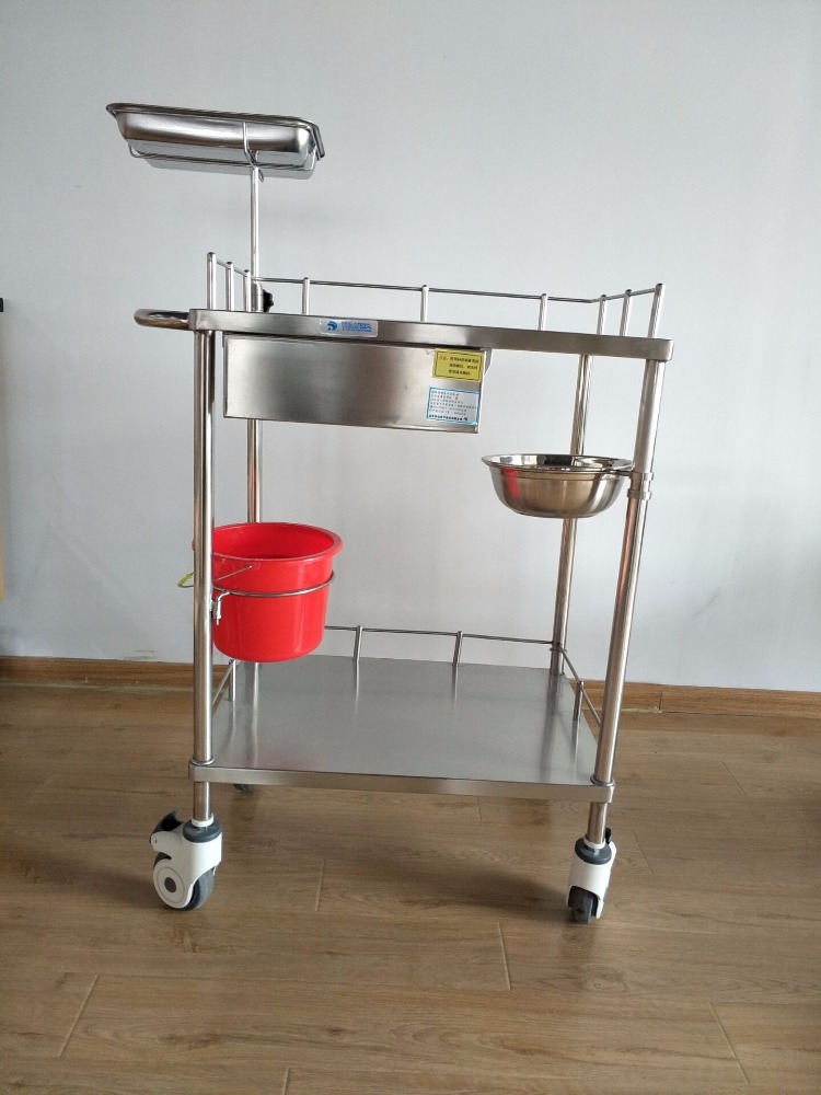 Hospital furniture hot selling warehouse nursing and emergency medical trolley