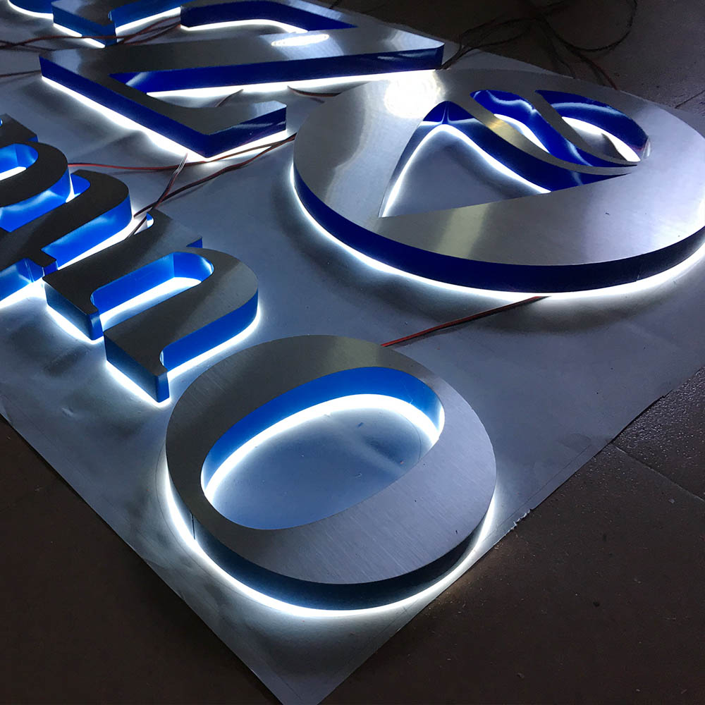 outdoor backlit led  logo sign led backlit letter sign backlit led letter signs for shop