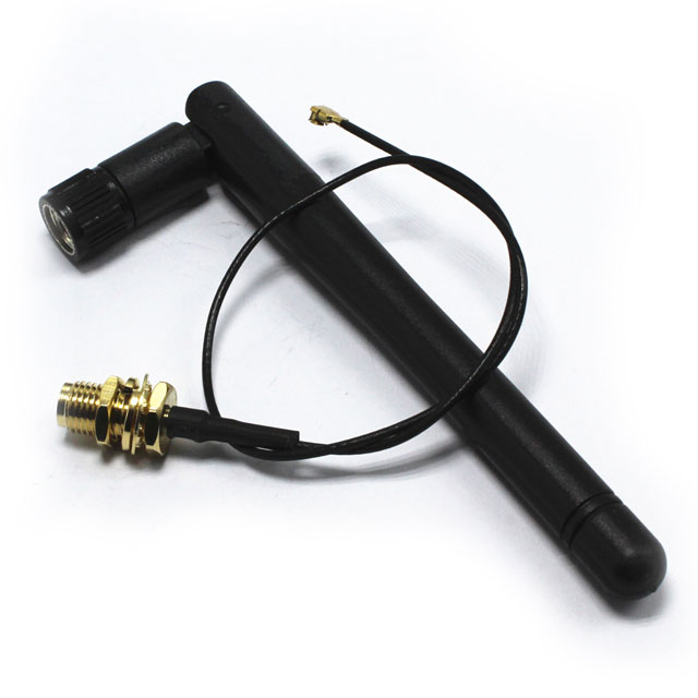 2dBi 2.4GHz Wifi Antenna IPEX to SMA external antenna swivel, with SMA head antenna