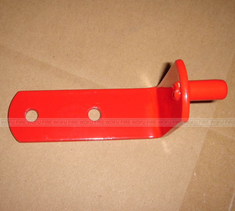 DCP wall hook for dry powder fire extinguisher