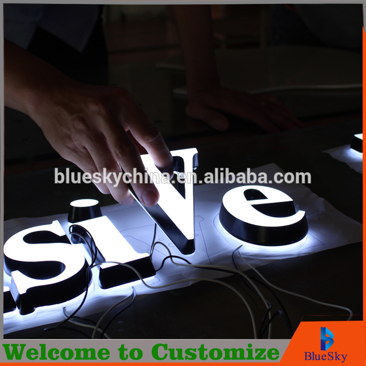 Chinese factories supply acrylic advertising logo signs