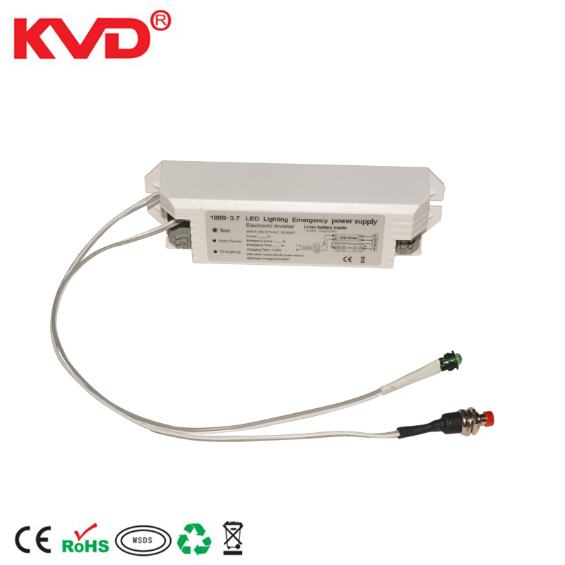 KVD LED Emergency kit with battery bacttery backup for LED lighting emergency power supply 188B