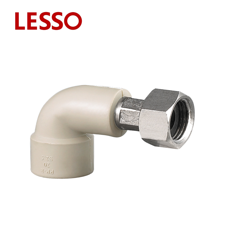 LESSO PPR Pipe Fittings 90 degree flexible joint Elbow