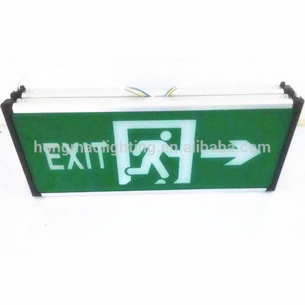 2017 3W wall mounted led emergency bulkhead lamp exit sign