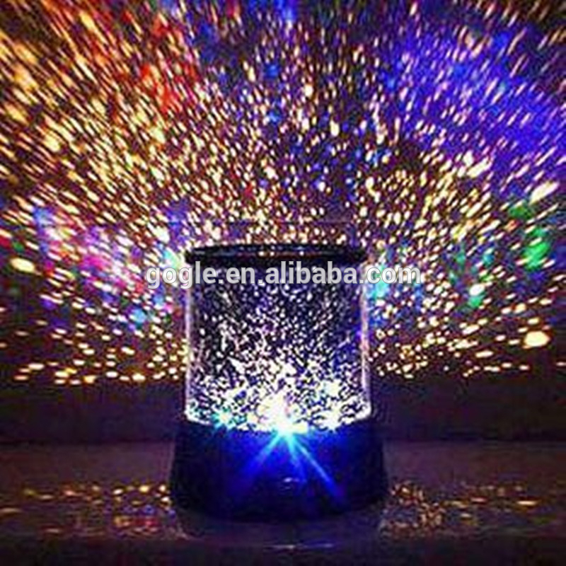 Color Changing LED Projector Lamp Cosmos Star Laser night light with music