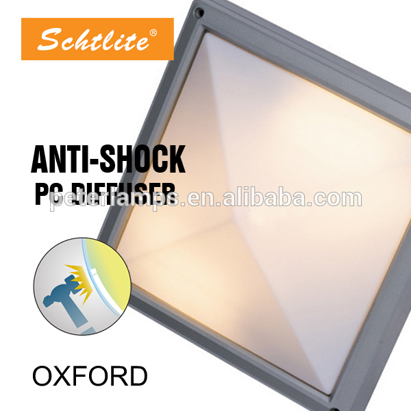 OXFORD outdoor waterproof square LED wall light for surface mount