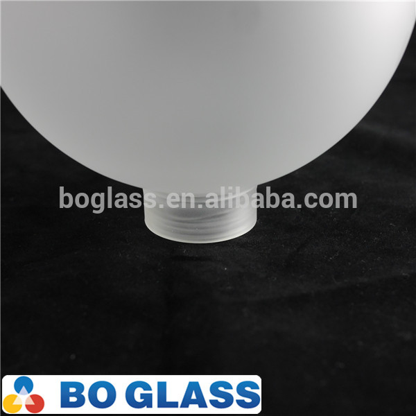 Frosted borosilicate glass ball used for lighting decoration