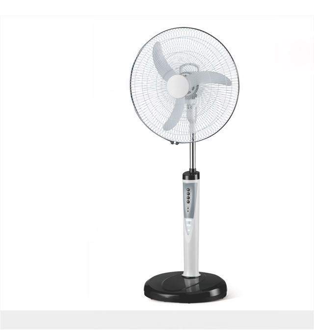 rechargeable emergency 18inch powerful solar fan with remote