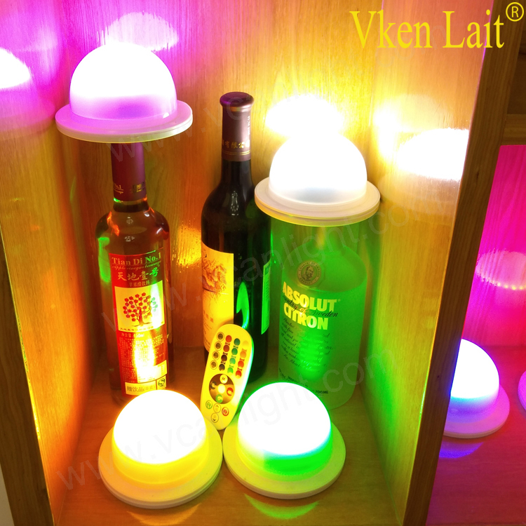 wireless battery powered led light base for led bar furniture accessories