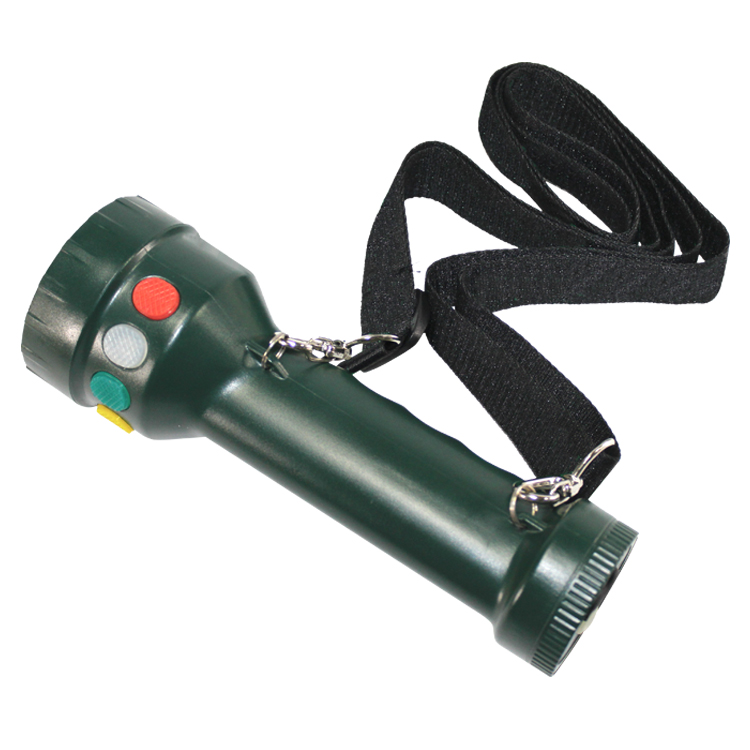 TME1404 Multi-functional Mini 4 Color Signal Railway Flashlight