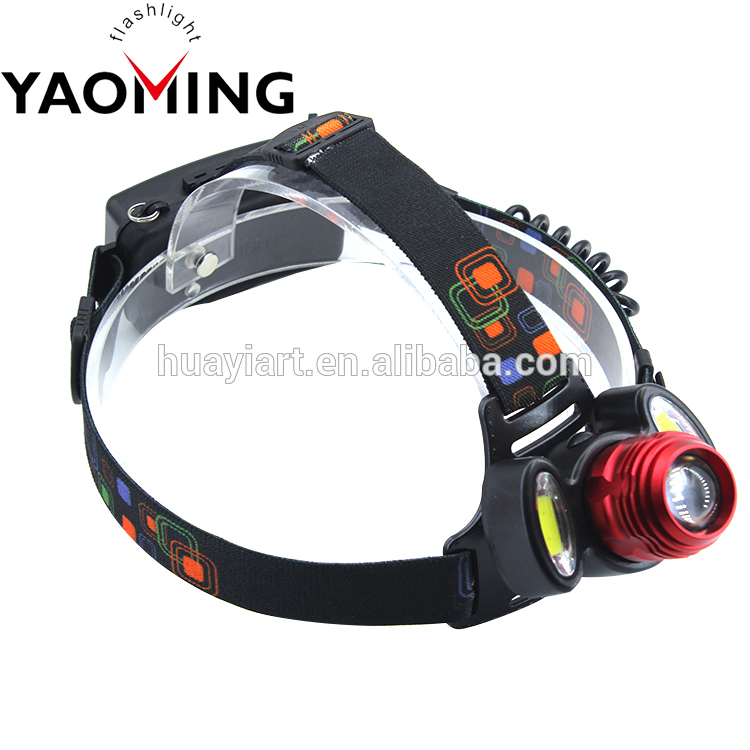 New Product COB+XML T6 Aluminum Rechargeable Led Headlamp