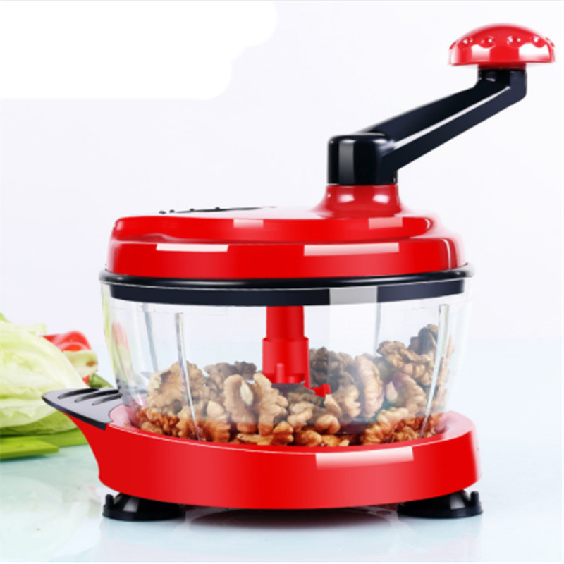 Hot Sale 3-blade Spiral Cutter Food Fruit Meat Slicer Chopper  Kitchen Tool