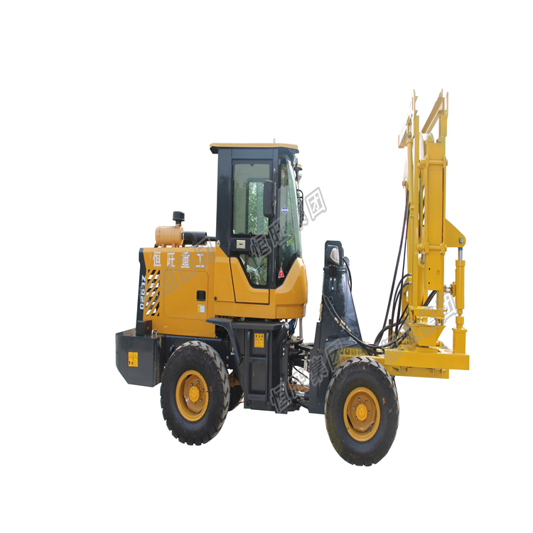 handheld pile driver Highway pile driver road fence pile drilling rig road drilling machine