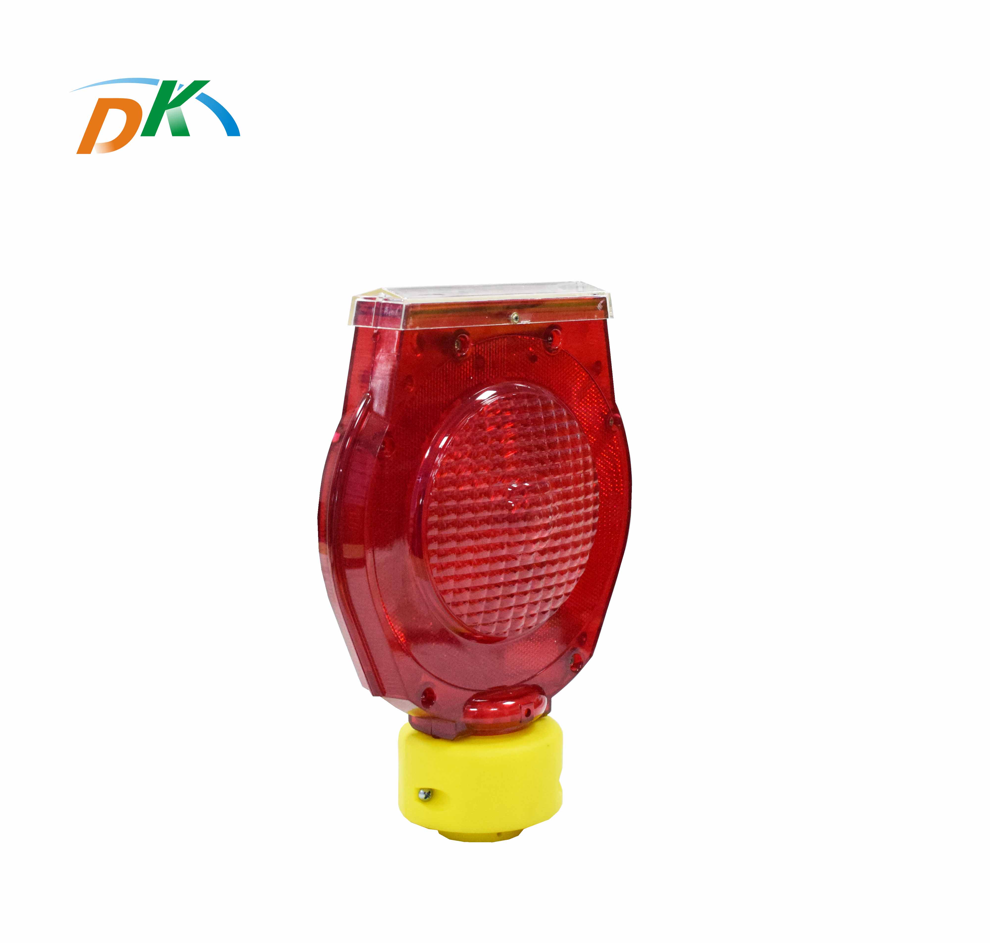 DK LED Hot selling PC Material Solar LED flashing  barricade wireless road construction light