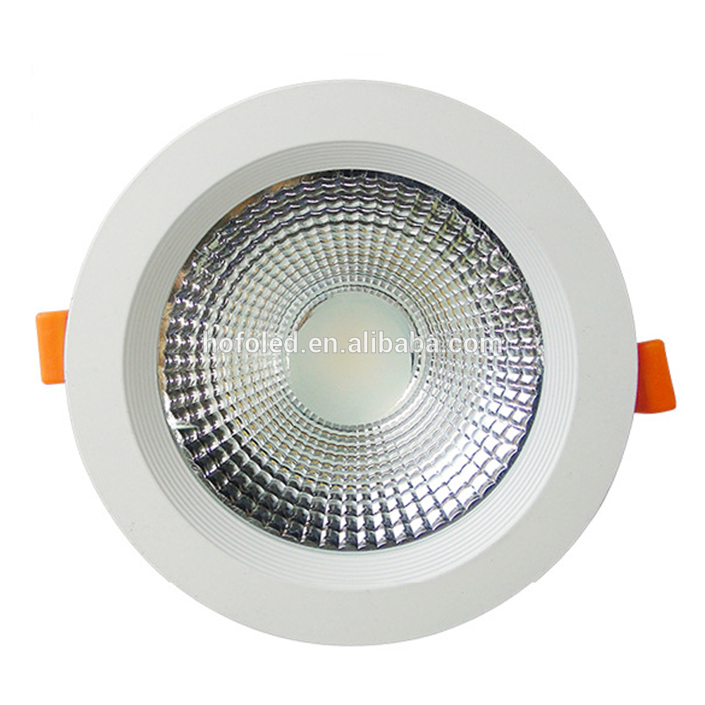 Lifud driver 8 inch 30W COB recessed led downlight