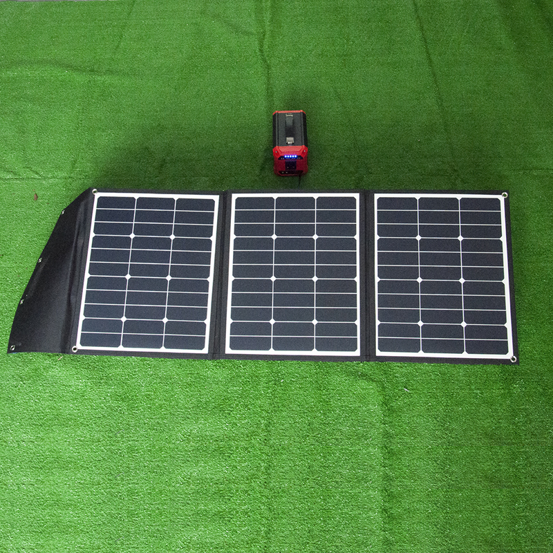 Hot Sale 300W Portable Solar Generator 18V 100W Folding Solar Panel Solar Energy System