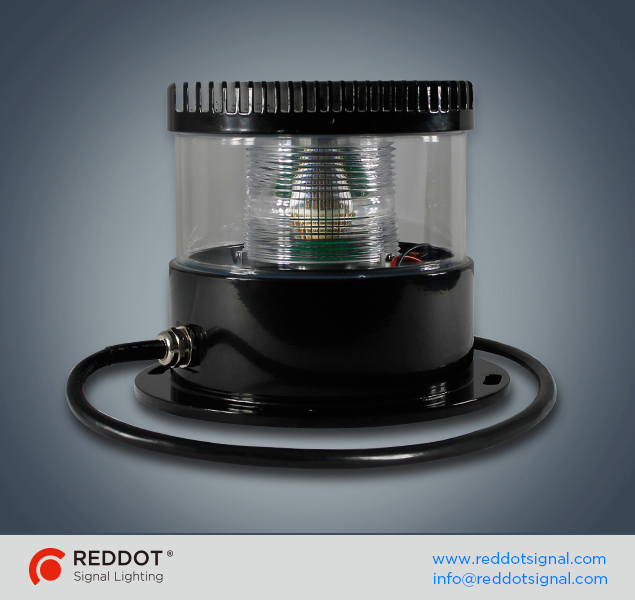 F864 LED ICAO Medium Intensity Type C Red Aviation Obstruction Light