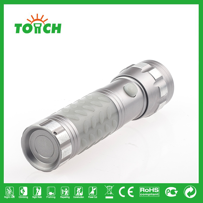 Colorful Torch Led Camping Flashlight for Promotional Gift