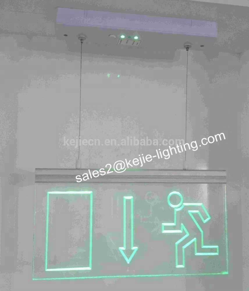 2019 Zhongshan Kejie ceiling led emergency hanging exit blade light