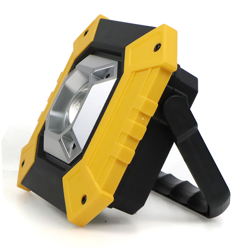 Waterproof 18650 Battery Powered USB Super Bright Flood Cordless 10w Portable Rechargeable cob led Work Light