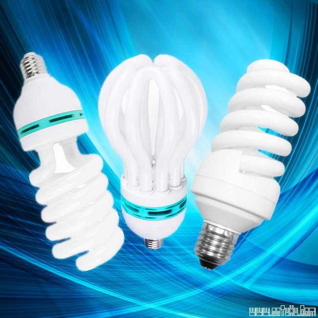 Half spiral CFL Lamp, lotus Energy Saving lamp, full spiral Energy Saving Bulb