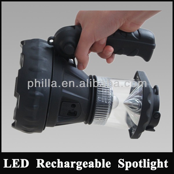 LED bulb light Fishing light attracting fish lead acid lithium battery Rechargeable searchlight handheld spotlight