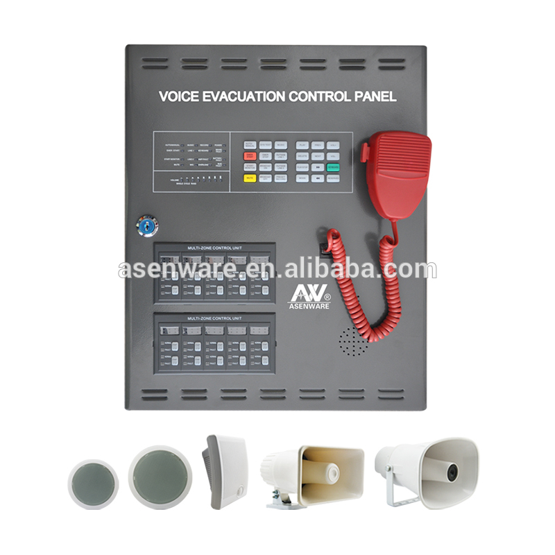 Voice Evacuation Control Panel with Speaker