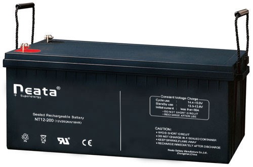Solar power system battery 12V 200Ah storage energy usage