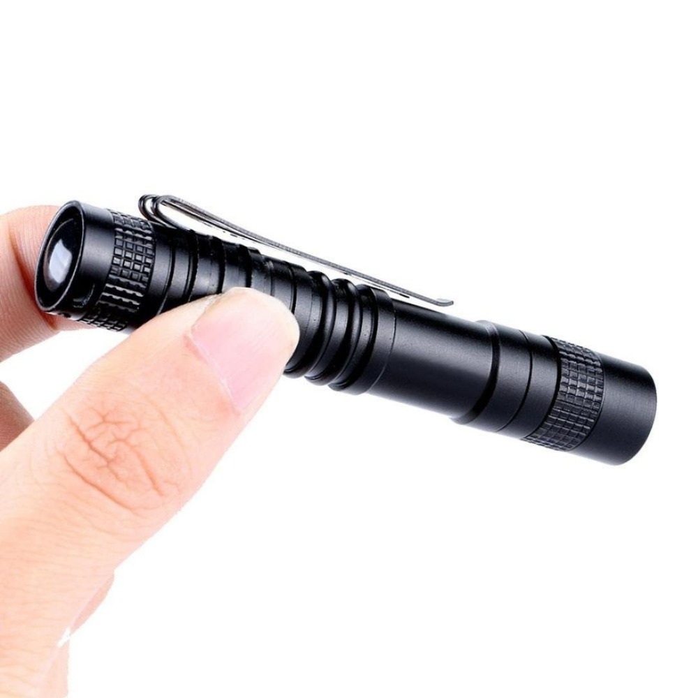 Portable Pen Lights Clip Led AAA Torch Tactical Flashlights