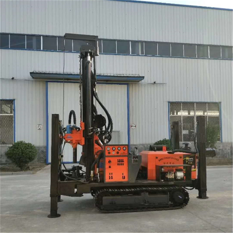 Crawler Hydraulic DTH Hard Rock Blasting Hammer Drilling Rig Machine